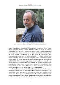 Ramon Pinyol Balasch (Cornellà de Llobregat, 1950- ) [Semblanza] / Lluïsa Julià | Biblioteca Virtual Miguel de Cervantes