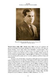 Manuel Gleizer (Ataki, 1889 - Buenos Aires, 1966) [Semblanza] / Fabio Espósito | Biblioteca Virtual Miguel de Cervantes