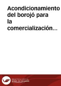 Acondicionamiento del borojó para la comercialización - Módulo 3 | Biblioteca Virtual Miguel de Cervantes