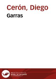 Garras | Biblioteca Virtual Miguel de Cervantes