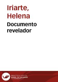 Documento revelador | Biblioteca Virtual Miguel de Cervantes