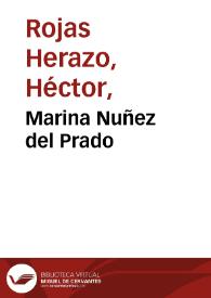 Marina Nuñez del Prado | Biblioteca Virtual Miguel de Cervantes