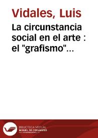 La circunstancia social en el arte : el "grafismo" social en el arte románico. Tercera parte | Biblioteca Virtual Miguel de Cervantes