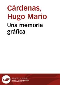 Una memoria gráfica | Biblioteca Virtual Miguel de Cervantes