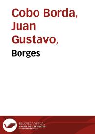Borges | Biblioteca Virtual Miguel de Cervantes