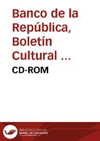 CD-ROM | Biblioteca Virtual Miguel de Cervantes