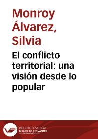 El conflicto territorial: una visión desde lo popular | Biblioteca Virtual Miguel de Cervantes