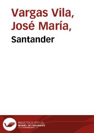 Santander | Biblioteca Virtual Miguel de Cervantes