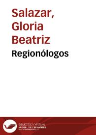 Regionólogos | Biblioteca Virtual Miguel de Cervantes