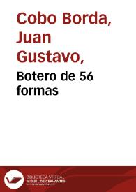 Botero de 56 formas | Biblioteca Virtual Miguel de Cervantes