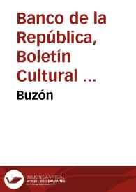 Buzón | Biblioteca Virtual Miguel de Cervantes