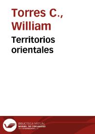 Territorios orientales | Biblioteca Virtual Miguel de Cervantes