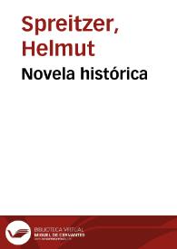 Novela histórica | Biblioteca Virtual Miguel de Cervantes