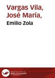 Emilio Zola | Biblioteca Virtual Miguel de Cervantes
