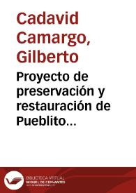 Proyecto de preservación y restauración de Pueblito (Parque Nacional Tairona) | Biblioteca Virtual Miguel de Cervantes