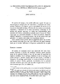 La preocupación nacionalista en el ensayo y la novela bolivianos (1900-1932) / por José Ortega | Biblioteca Virtual Miguel de Cervantes