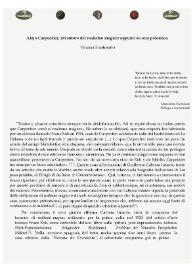 Alejo Carpentier, inventore del realismo magico: appunti su una polemica / Vittoria Martinetto | Biblioteca Virtual Miguel de Cervantes