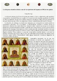 La diáspora sefardí en Italia a raíz de la expulsión de España en 1492 de los judíos / Felisa Bermejo | Biblioteca Virtual Miguel de Cervantes