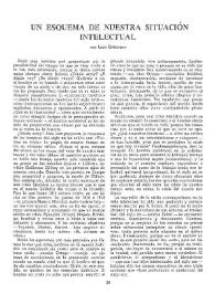El esquema de nuestra situación intelectual / por Pedro Laín Entralgo | Biblioteca Virtual Miguel de Cervantes