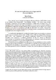 El ocaso del criollo viejo en la trilogía rural de Florencio Sánchez / Ilaria Resta | Biblioteca Virtual Miguel de Cervantes