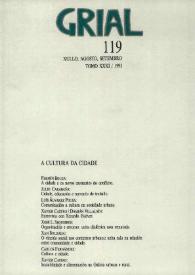 Grial : revista galega de cultura. Núm. 119, 1993 | Biblioteca Virtual Miguel de Cervantes