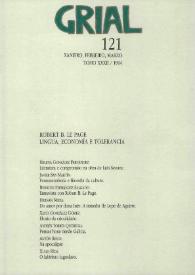 Grial : revista galega de cultura. Núm. 121, 1994 | Biblioteca Virtual Miguel de Cervantes