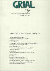Grial : revista galega de cultura. Núm. 136, 1997 | Biblioteca Virtual Miguel de Cervantes