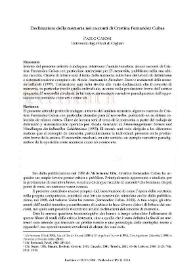 Declinationi della memoria nei racconti di Cristina Fernández Cubas / Paolo Caboni | Biblioteca Virtual Miguel de Cervantes