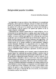 Religiosidad popular brasileña / Fernando Giobellina Brumana | Biblioteca Virtual Miguel de Cervantes