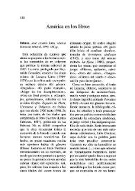 Cuadernos hispanoamericanos, núm. 597 (marzo 2000). América en los libros / Guzmán Urrero Peña | Biblioteca Virtual Miguel de Cervantes
