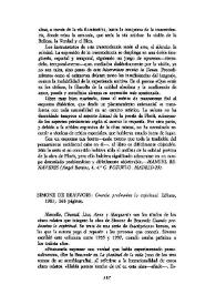 Simone de Beauvoir: "Cuando predomina lo espiritual". Edhasa, 1981, 268 págs. / Isabel de Armas | Biblioteca Virtual Miguel de Cervantes