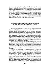 El desarrollo combinado y desigual y "La muerte de Artemio Cruz" / John H. Sinnigen | Biblioteca Virtual Miguel de Cervantes