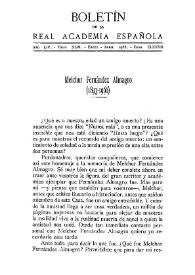 Melchor Fernández Almagro (1893-1966) / Pedro Laín Entralgo | Biblioteca Virtual Miguel de Cervantes