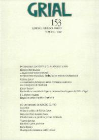 Grial : revista galega de cultura. Núm. 153, 2002 | Biblioteca Virtual Miguel de Cervantes
