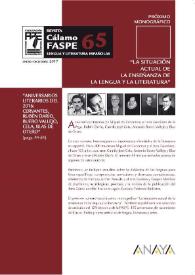 Revista Cálamo FASPE : lengua y literatura españolas. Núm. 65, 2017 | Biblioteca Virtual Miguel de Cervantes
