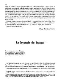 La leyenda de Pascua / Mónica Líberman Isod  | Biblioteca Virtual Miguel de Cervantes