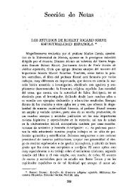 Los estudios de Robert Ricard sobre espiritualidad española / Emilio Miró | Biblioteca Virtual Miguel de Cervantes