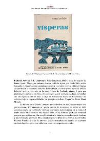 Editorial Andorra S. L. (Andorra La Vella-Barcelona, 1967-  ) [Semblanza] / Josep Mengual Català | Biblioteca Virtual Miguel de Cervantes