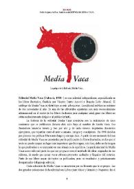 Editorial Media Vaca (Valencia, 1998-  ) [Semblanza] / Delia Guijarro Arribas | Biblioteca Virtual Miguel de Cervantes