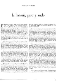 La historia, peso y suelo / Pedro Laín Entralgo | Biblioteca Virtual Miguel de Cervantes