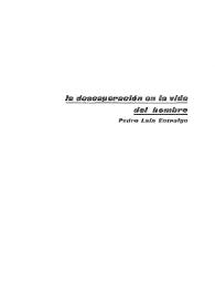La desesperación en la vida del hombre / Pedro Laín Entralgo | Biblioteca Virtual Miguel de Cervantes