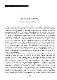 Enrique Laval / Pedro Laín Entralgo | Biblioteca Virtual Miguel de Cervantes