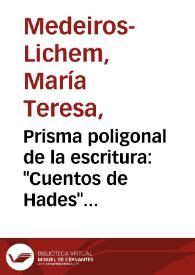 Prisma poligonal de la escritura: "Cuentos de Hades" de Luisa Valenzuela / María Teresa Medeiros-Lichem | Biblioteca Virtual Miguel de Cervantes