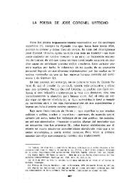 La poesía de José Coronel Urtecho / Jorge Eduardo Arellano | Biblioteca Virtual Miguel de Cervantes