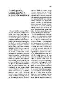 Juan Goytisolo, Castilla del Pino y la biografía imaginaria / Julio Ortega | Biblioteca Virtual Miguel de Cervantes