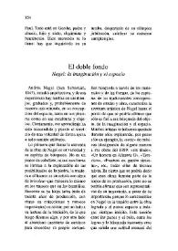 Cuadernos Hispanoamericanos, núm. 585 (marzo 1999). El doble fondo: "Nagel: la imaginación y el espacio" | Biblioteca Virtual Miguel de Cervantes