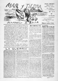 Mar y Tierra : Semanario de Lucha | Biblioteca Virtual Miguel de Cervantes