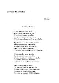 Poemas de juventud / W. B. Yeats; traducción Ibon Zubiaur | Biblioteca Virtual Miguel de Cervantes