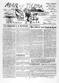 Mar y Tierra : Semanario de Lucha. Núm. 7, 10 de abril de 1937 | Biblioteca Virtual Miguel de Cervantes