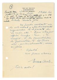 Más información sobre Carta de Max Aub a Camilo José Cela. Melton Mowbray, 28 de diciembre de 1960